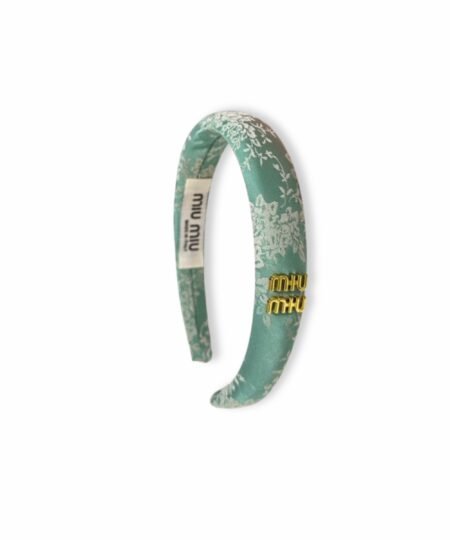 Miu Miu Hairband Light Blue For Women