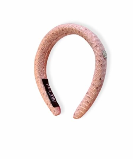 Miu Miu Hairband Pink For Women