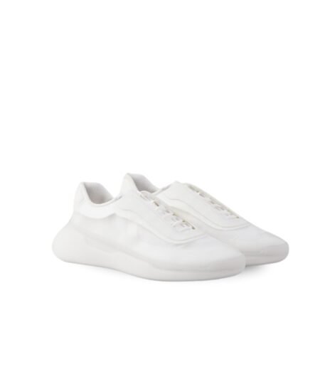 Prada America’s Cup Re-Nylon And Bike Fabric Sneakers White For Men 4E3608_78M_F0009_F_G000