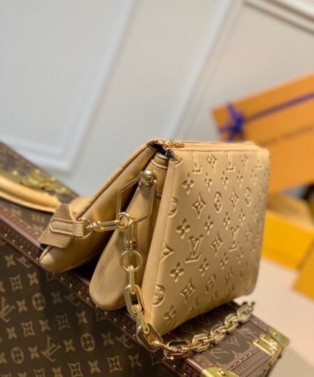 Alternative view of Louis Vuitton Coussin PM Monogram Embossed Puffy Cream For Women 10.2in/26cm LV