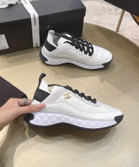 Alternative view of Chanel Sneakers Beige For Women, Women's Shoes 0.4in/1cm G35617