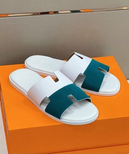 Alternative view of Hermes Izmir Sandal White/Blue For Men