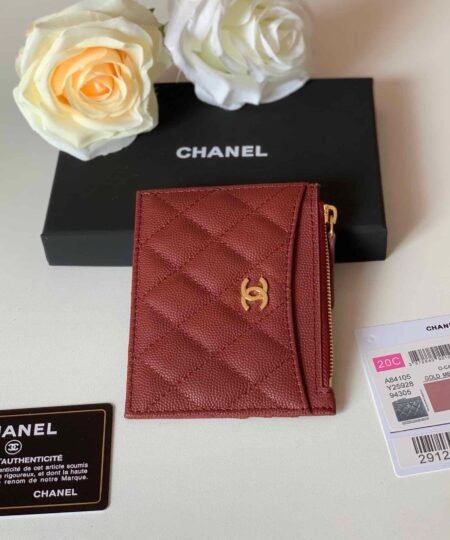 Alternative view of Chanel Flat Card Holder Red Bag For Women 11.5cm/4.5in