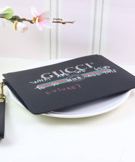Alternative view of Gucci Printed Pouch Black For Men 12in/30cm GG