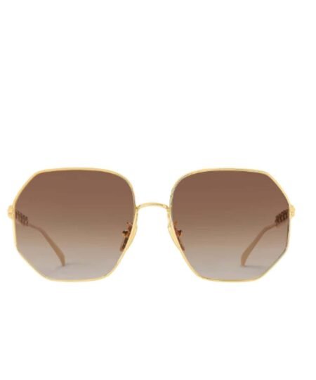 Louis Vuitton My LV Chain Round Sunglasses Gold For Women Z1650W