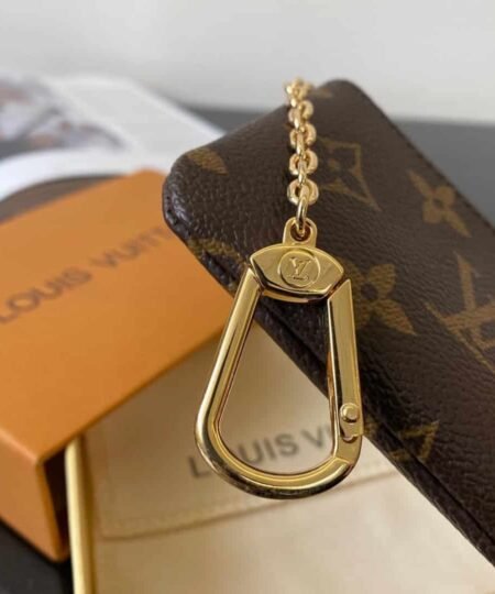 Alternative view of Louis Vuitton Key Pouch In Iconic Monogram Canvas Brown For Women, 12cm LV M62650