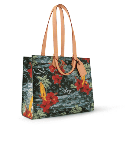 Alternative view of Louis Vuitton Sac Plat 24H Shoulder Bag Navy Blue For Men 16in/41cm M24994