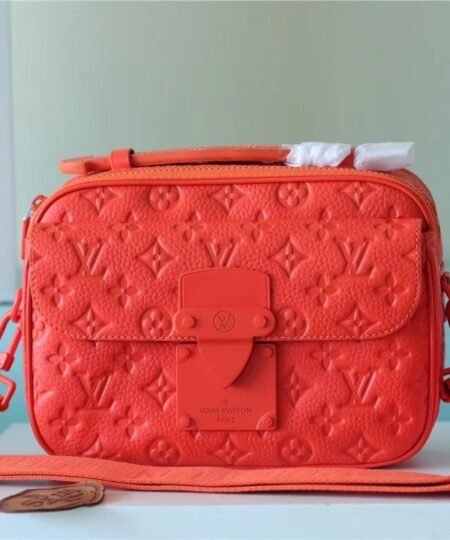 Louis Vuitton S Rock Messenger Taurillon Monogram Orange For Men, Men's Bags, Shoulder And Crossbody Bags 8.7in/22cm LV M20904