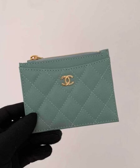 Alternative view of Chanel Flat Card Holder Mint Bag For Women 11.5cm/4.5in