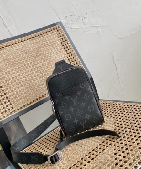 Alternative view of Louis Vuitton Outdoor Slingbag Taigarama Noir Black For Men, Men's Bags, Crossbody Bags 8.3in/21cm LV M30741
