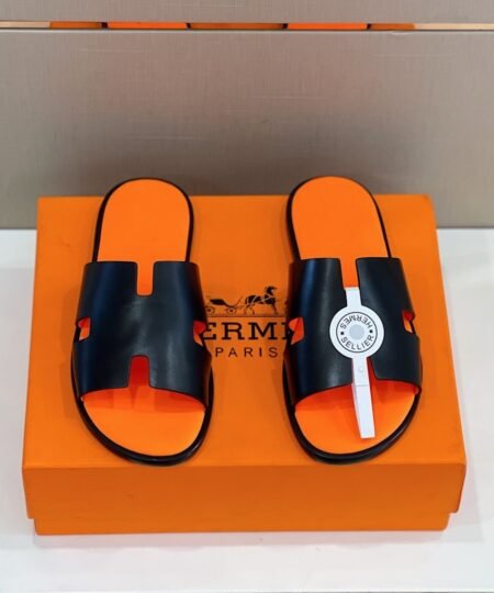 Alternative view of Hermes Izmir Sandal Black And Orange For Men