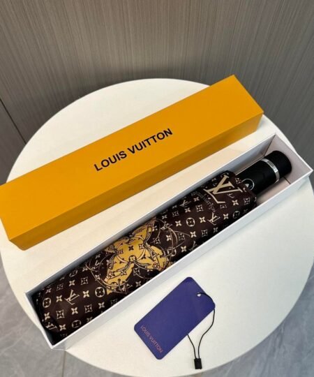 Louis Vuitton Automatic Folding Umbrella Black