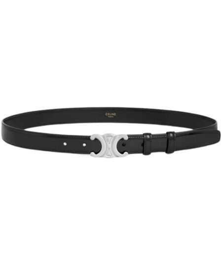 Celine Medium Triomphe Belt Black For Women- 45AK93A01.38SI