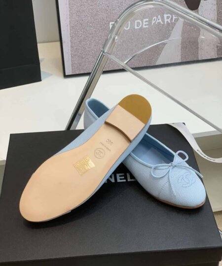 Alternative view of Chanel Ballet Flats Light Blue For Women