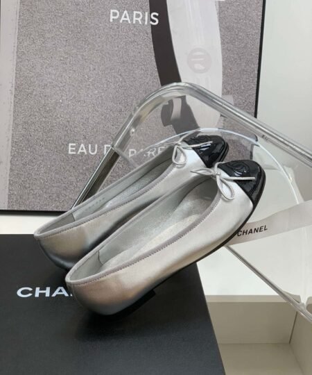 Alternative view of Chanel Ballet Flats Silver For Women