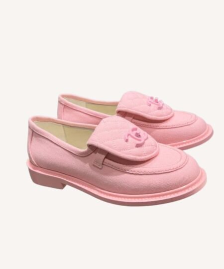 Chanel Moccasins Pink For Women