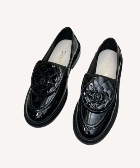 Chanel Moccasins Black For Women
