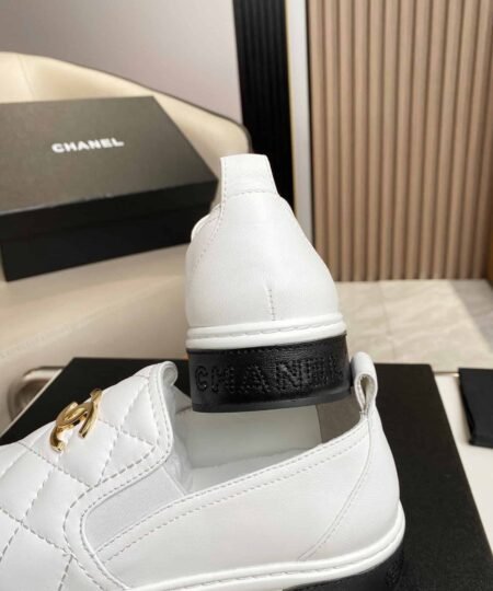 Alternative view of Chanel Platform Casual Style Plain White For Women