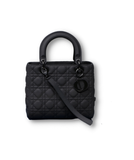 Medium Lady Bag Black/White/Beige/Grey For Women 9.5in/24cm M0565ONGE_M900