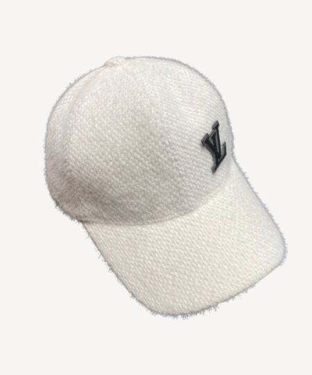 Louis Vuitton Corduroy Cap White For Women
