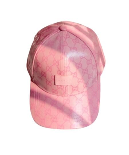 Gucci GG Canvas Baseball Hat Pink For Women