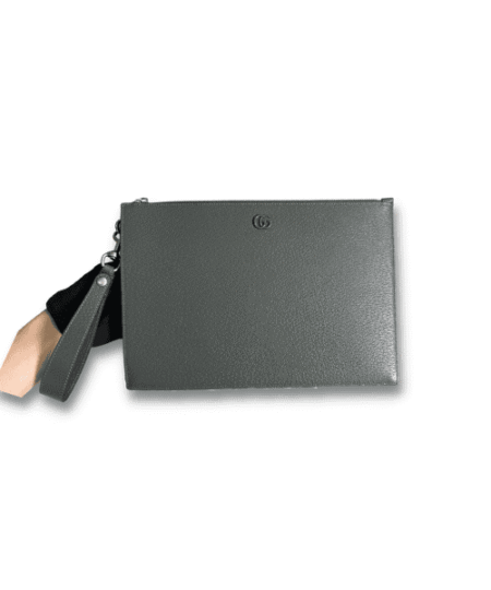 Alternative view of Gucci GG Marmont Pouch Grey For Men 12in/30.5cm 475317 1T56F 1126