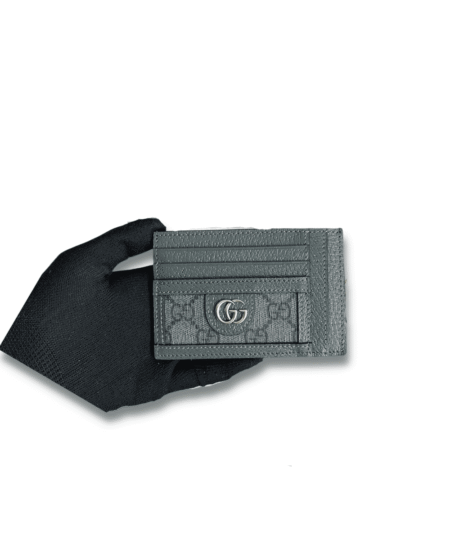 Alternative view of Gucci Ophidia Card Case Supreme Canvas Grey For Men 4.7in/12cm 732018 UULBN 1244