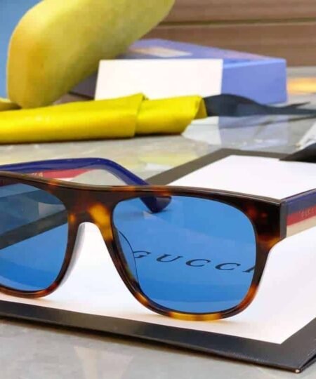 Gucci Square Frame Sunglasses Brown For Women