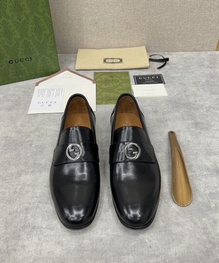 Alternative view of Gucci Interlocking G Loafer Black For Men 730134 06F00 1000