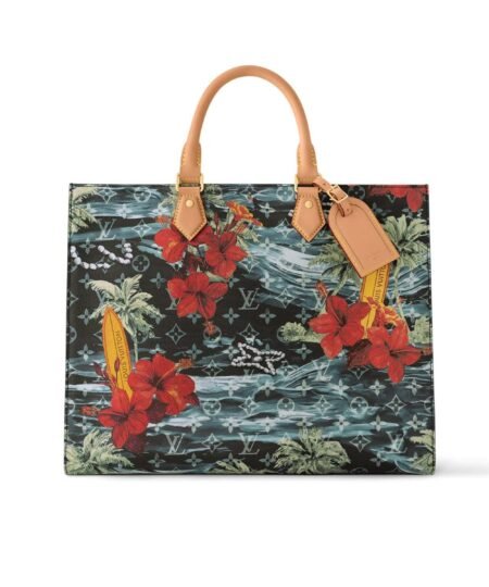 Louis Vuitton Sac Plat 24H Shoulder Bag Navy Blue For Men 16in/41cm M24994