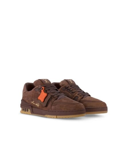 Louis Vuitton Trainer Sneaker Brown For Men – 1AH637