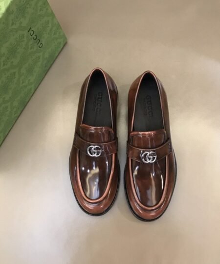 Alternative view of Gucci Loafer With Interlocking G Dark Brown For Men