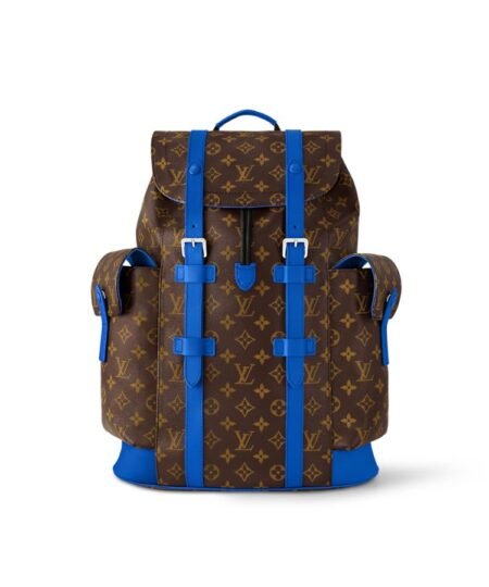 Alternative view of Louis Vuitton Christopher MM Blue Bag For Men M46813- 17.3 Inches/ 43.9 Cm