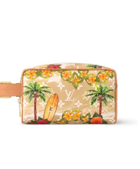 Louis Vuitton Locker Dopp Kit Yellow For Men 9.1 Inches/ 23 Cm M24799