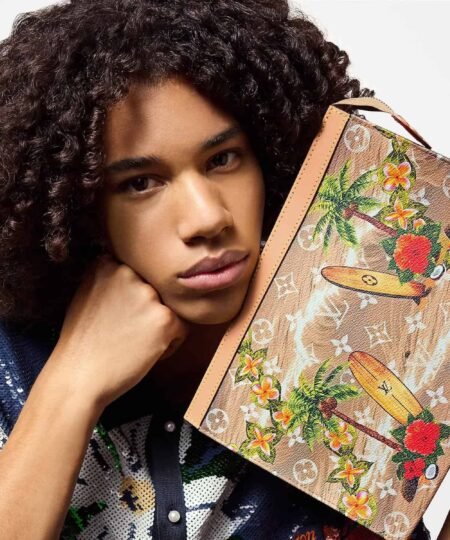 Alternative view of Louis Vuitton Pochette Voyage Bag Yellow For Men 10,6in/27cm M83465