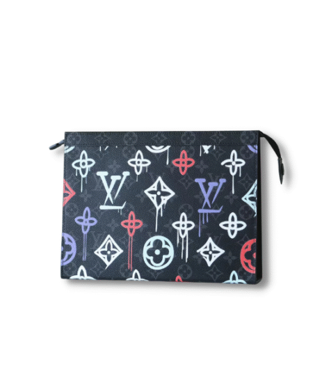 Pochette Voyage Monogram Pattern Black For Men 10.6in/27cm M81803