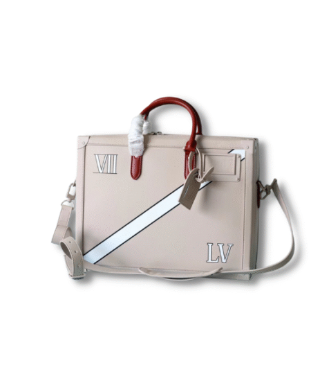 Soft Trunk Briefcase White For Men 15in/38cm M44953