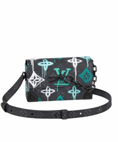 Louis Vuitton Steamer Wearable Wallet Black For Men 18cm/ 7.1 in