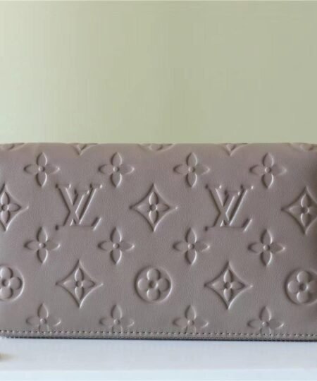 Alternative view of Zippy Wallet Monogram Embossed Light Brown For Women 8.1in/20cm