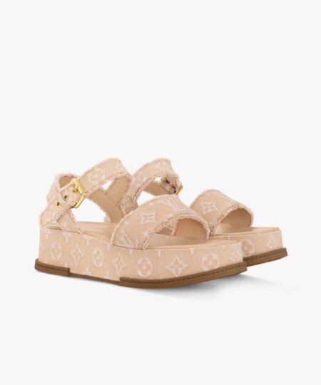 Louis Vuitton Maya Flatform Sandal For Women- 1ACYCL