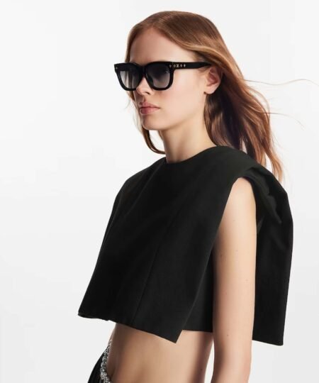 Alternative view of Louis Vuitton My Monogram Square Sunglasses Black For Women Z1523W