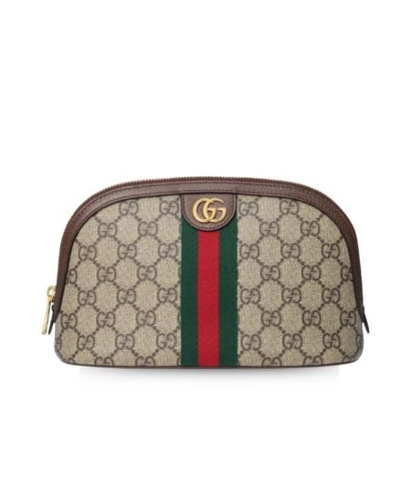 Gucci Ophidia Large Cosmetic Case Beige 9 in/ 23 cm 625551 96IWG 8745