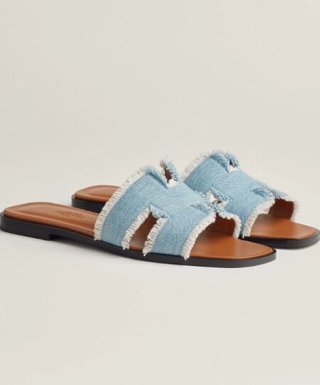 Hermes Oran Sandal Bleu Clair For Women- H241060Z CB340