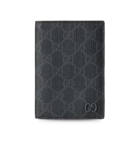 Gucci Passport Case With GG Detail Black 7.5in/19cm 795229 FACQC 1049