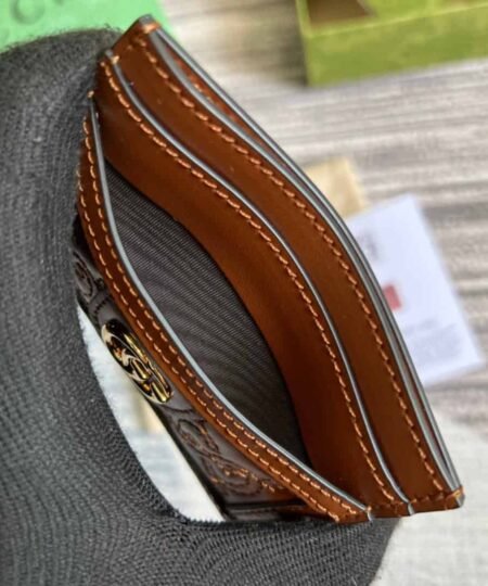 Alternative view of GG Portacarte GG Matelasse Brown For Women 3.9 in/ 10 cm 723790 UM8IG 2546