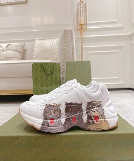 Alternative view of Gucci Rhyton Tiger Sneaker White For Men 576050-DRW00-9014