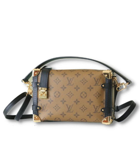 Side Trunk Shouder Bags Black/Brown For Women 10.2in/26cm