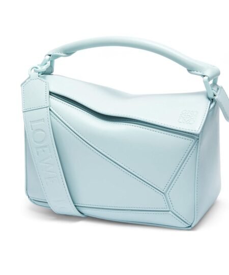 Small Puzzle Bag White/Yellow/Green Khaki/Pink For Women 9.4in / 24cm A510S21X88