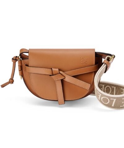 Mini Gate Dual Bag Beige/Brown/Dark Brown For Women 8.3in / 21cm A650N46X13