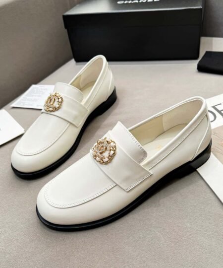Chanel Women's Loafers White For Women